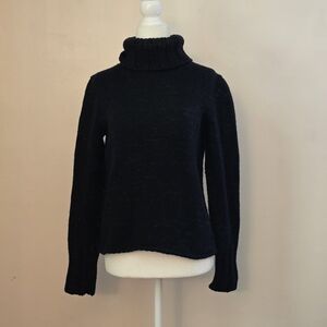 GAP Women's Small Black Turtleneck Sweater